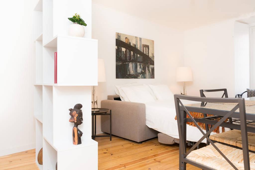 Beautiful Studio In Historic Alfama Lisboa Rum bild